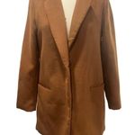 Forever 21 Womens Fall Tan Dress Coat Jacket M Photo 1