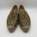 Stuart Weitzman  Leopard Espadrille Flats Shoes Women's Size 7.5M Photo 1