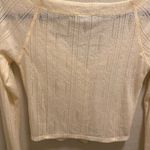 Urban Outfitters Out From Under Ivory Cropped V-Neck Knit Cardigan Size M Photo 7
