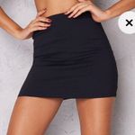 Pretty Little Thing Prettty Little Thing Basic Black Cotton Blend Jersey Mini Skirt Photo 0