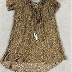 POL Short sleeve Mix Print Knee dress women’s Size M Photo 0