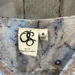 Anthropologie One September Layla Sequin V-neck Floral Tunic Top Women's Sz M Photo 4