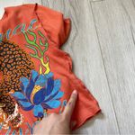 Urban Outfitters  Top eternal lovers tiger graphic crop womens Orange (small) y2k Photo 5