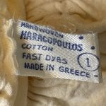 Vintage Hanacopoulos Dress Sz 1 Maxi Ivory‎ Brown 70s Hippie Flower Child Boho Photo 10