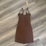 SKIMS  Fits Everybody Slip Dress In Cocoa small Photo 1