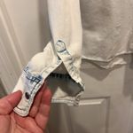 Maurice's Shirt Womens White Washed Denim Button Lightweight Chambray Large Photo 2