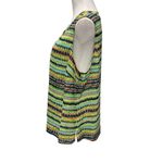 Sejour Women's Size 14W Top Blouse Sleeveless Green Chiffon Work Office Chic‎ Photo 2