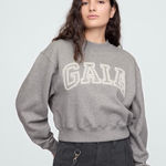 Cult Gaia Gap x  Gray Athletic Cropped Sweatshirt Womens Size S Photo 0