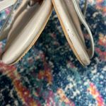 White House | Black Market WHBM Silver Brynn Cobblestone Flat Sandals Photo 7