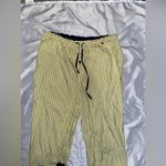 Tommy Hilfiger yellow and navy striped lightweight pajama pants Photo 1