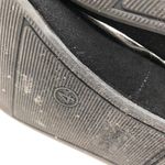 Old Navy Womens Flats Lace Up Ankle Strap Faux Suede Zipper Black Size 4 Photo 5