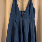 SheIn  Denim Blue Mini Dress Photo 0