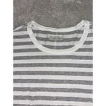 Off-White womens outerknown‎ long sleeve striped t shirt gray white xs Photo 1