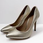 IRO Stiletto Heels Size 36 Paris Designer gold metallic buttery leather Photo 0