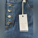 RISEN Jeans High Rise Wide Leg Button Fly Dark Wash Denim Size 2X 18 / 20 NWT Blue Photo 12