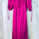INC. International Concepts Size Medium Cranberry Color Off The Shoulder Dress Photo 0
