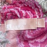 La Cera Cotton Print Pj Set in Peach Size Large Pink Photo 11