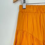 Splendid NWT Womens Orange Elastic Waistband A-line Skirt Small Photo 3
