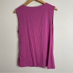 Soft Surroundings  Purple Crossover Tank Top Petite Extra Large Photo 3