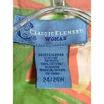 Classic Elements  Woman Floral Tropical Button Blouse Hawaiian Shirt Plus 24W 26W Photo 4