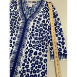 Gretchen Scott  Dress Women Small Animal Print 3/4 Sleeve Stretch Travel Vacation Photo 6