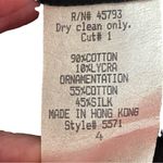 Vintage 80s Ruffle Fiesta Dress Colorblock Tiered Mini Carmen Miranda Vibes Black Size 4 Photo 5