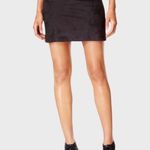 Kensie Faux Suede Mini Skirt Medium Black NWT Photo 0