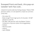 Madewell Tie-Dye Fairview Sweater Tank Small Photo 3