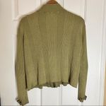 Cubix Full Zip Sweater with Detail. Size XL. In‎ Excellent brand new condition. Green Photo 1