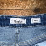 Kancan 27 Mom fit distressed high rise denim shorts Blue Photo 1