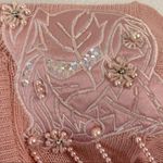 Sarah Taylor vintage silk pink knit beads dolman women’s sweater Size Small Photo 10