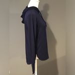 Gaiam  Marissa Navy Lightweight Hoodie with Thumb Holes Size Medium Photo 3