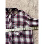 Kut From The Kloth Women's Boylen Relaxed Snap-Down Shirt Red Size Xs Photo 4