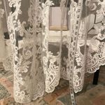 Mori Lee Rasia Sparkle Illusion Wedding Gown with Sleeves in White Size 2 Photo 9