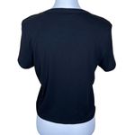 Bella Canvas Full Moon Saloon Women’s Size 2XL Black Cropped Baby Tee Short Sleeve Cowgirl TX Photo 2