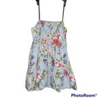 NICHOLAS water lily print spaghetti strap mini dress size 6 Photo 1