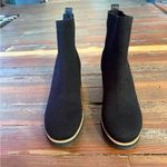 Sofft Elaina Waterproof Knit Wedge Ankle Bootie ~ Size 11 💛🍄 Black Photo 2