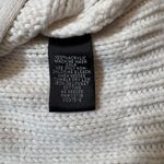 Nicole Miller  Cable Knit Fisherman Sweater Size S Cream Cottagecore Coastal‎ Photo 6