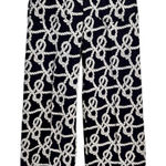 Maeve Anthropologie Colette Pant Women 28 Navy Blue Nautical Coastal Preppy Photo 0