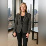 Kasper 100% Wool Blazer  Timeless Capsule Classic Shawl Collar Elegant Office Photo 1