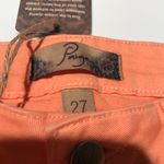 Paige Citrus Peach Peg Super Skinny Jean Photo 4