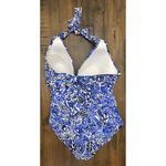 Lauren Ralph Lauren Tropic Floral Halter Print One Piece Swimsuit Photo 4