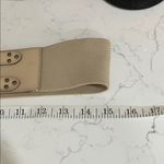 Talbots Super Cute  Beige and Cream Stretchy Belt Photo 11