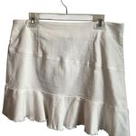 AQUA White A-Line Skirt With Side Zipper. Size M/L BRAND NEW Photo 1