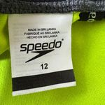 Speedo -high leg cut PowerFlex Eco Quantum Splice One Piece Swimsuit Size 12 NWT Photo 7