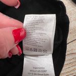 LILISIDONG Black Ribbed Long Sleeve Crew Neck Top Arty Urban Pop Size Small Photo 3