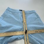 J.Crew Pants Womens 6 Light Sky‎ Blue Kelsey Pant Linen Cotton Blend Flare Leg Photo 6