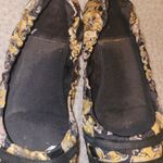 Diesel Black and Yellow Flats with Decorative Straps Photo 2
