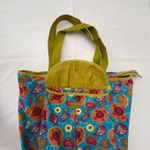 Large Tote Bag Paisley Print Multiple Photo 2