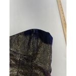 Nicole Miller Dress Womens X Large Gold Purple Blue Strapless Iridescent Bustier Photo 11